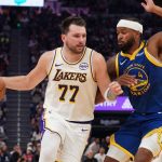 LeBron James, Luka Doncic lead Lakers to blowout win over Warriors